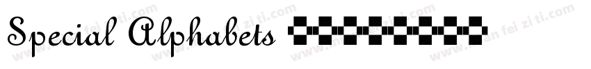 Special Alphabets 10字体转换